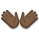 Open Hands: Dark Skin Tone, the design in this release