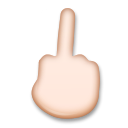 Middle Finger: Light Skin Tone, the design in this release