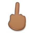 Middle Finger: Medium-Dark Skin Tone, the design in this release
