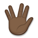 Vulcan Salute: Dark Skin Tone, the design in this release