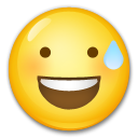 Cara Sonriendo Con Sudor Frío as drawn by LG in G5