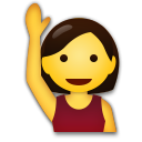 Person Raising Hand, the design in this release