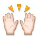 Raising Hands: Light Skin Tone, the design in this release