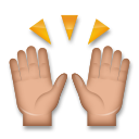 Raising Hands: Medium Skin Tone, the design in this release
