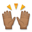 Raising Hands: Medium-Dark Skin Tone, the design in this release