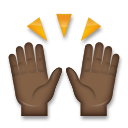 Raising Hands: Dark Skin Tone, the design in this release