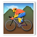Person Mountain Biking, the design in this release