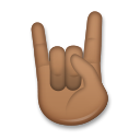 Sign of the Horns: Medium-Dark Skin Tone, the design in this release