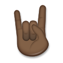 Sign of the Horns: Dark Skin Tone, the design in this release