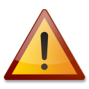 Warning as drawn by LG in G5