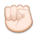 Raised Fist: Medium-Light Skin Tone, the design in this release