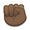 Raised Fist: Dark Skin Tone, the design in this release