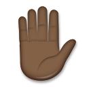Raised Hand: Dark Skin Tone, the design in this release
