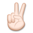 Victory Hand: Light Skin Tone, the design in this release