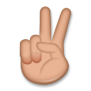 Victory Hand: Medium Skin Tone, the design in this release