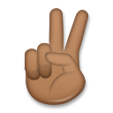 Victory Hand: Medium-Dark Skin Tone, the design in this release