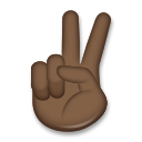 Victory Hand: Dark Skin Tone, the design in this release