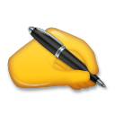 Writing Hand as drawn by LG in G5