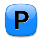 P button as rendered by LG