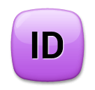 ID button as rendered by LG