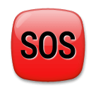 SOS Button as drawn by LG in Velvet