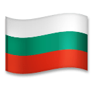 flag: Bulgaria as rendered by LG