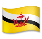 Flagge: Brunei Darussalam as rendered by LG