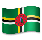 flag: Dominica as rendered by LG