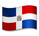 flag: Dominican Republic as rendered by LG
