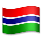 flag: Gambia as rendered by LG