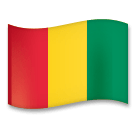 flag: Guinea as rendered by LG