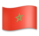 flag: Morocco as rendered by LG