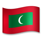 Flag: Maldives as drawn by LG in Velvet