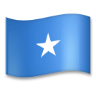 Flag: Somalia as drawn by LG in Velvet