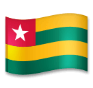 flag: Togo as rendered by LG