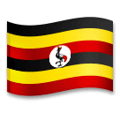 flag: Uganda as rendered by LG