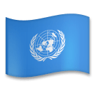 flag: United Nations as rendered by LG