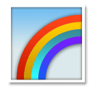 rainbow as rendered by LG