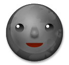 new moon face as rendered by LG