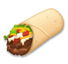 burrito as rendered by LG