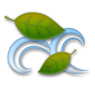 leaf fluttering in wind as rendered by LG