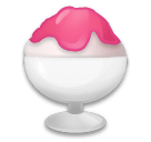 shaved ice as rendered by LG