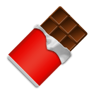 chocolate bar as rendered by LG