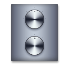 control knobs as rendered by LG