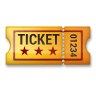 Ticket as drawn by LG in Velvet