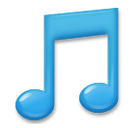 nota musicale as rendered by LG