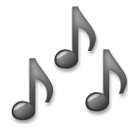note musicali as rendered by LG