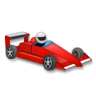 racing car as rendered by LG