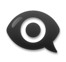 Auge in Sprechblase as rendered by LG