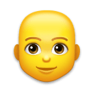 man: bald as rendered by LG